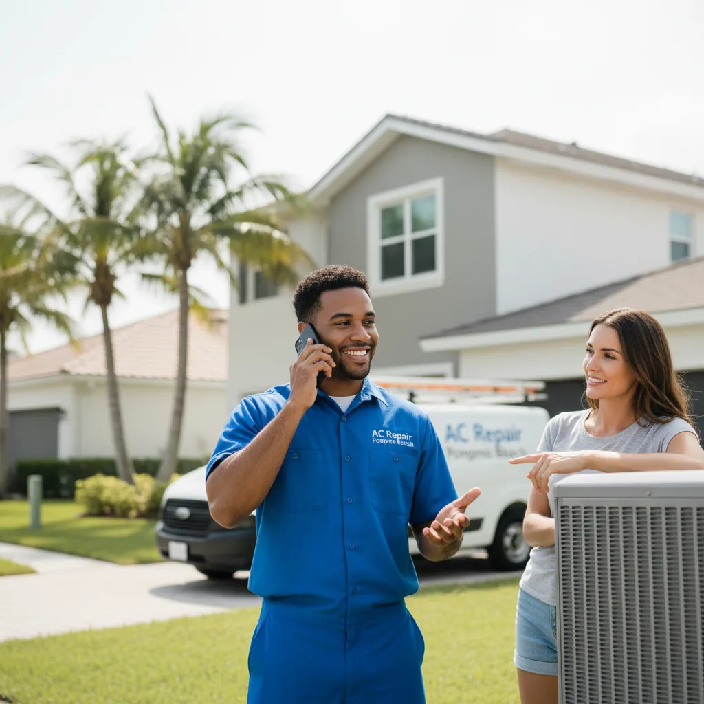 AC Repair Pompano Beach customer support in Baldwin Park